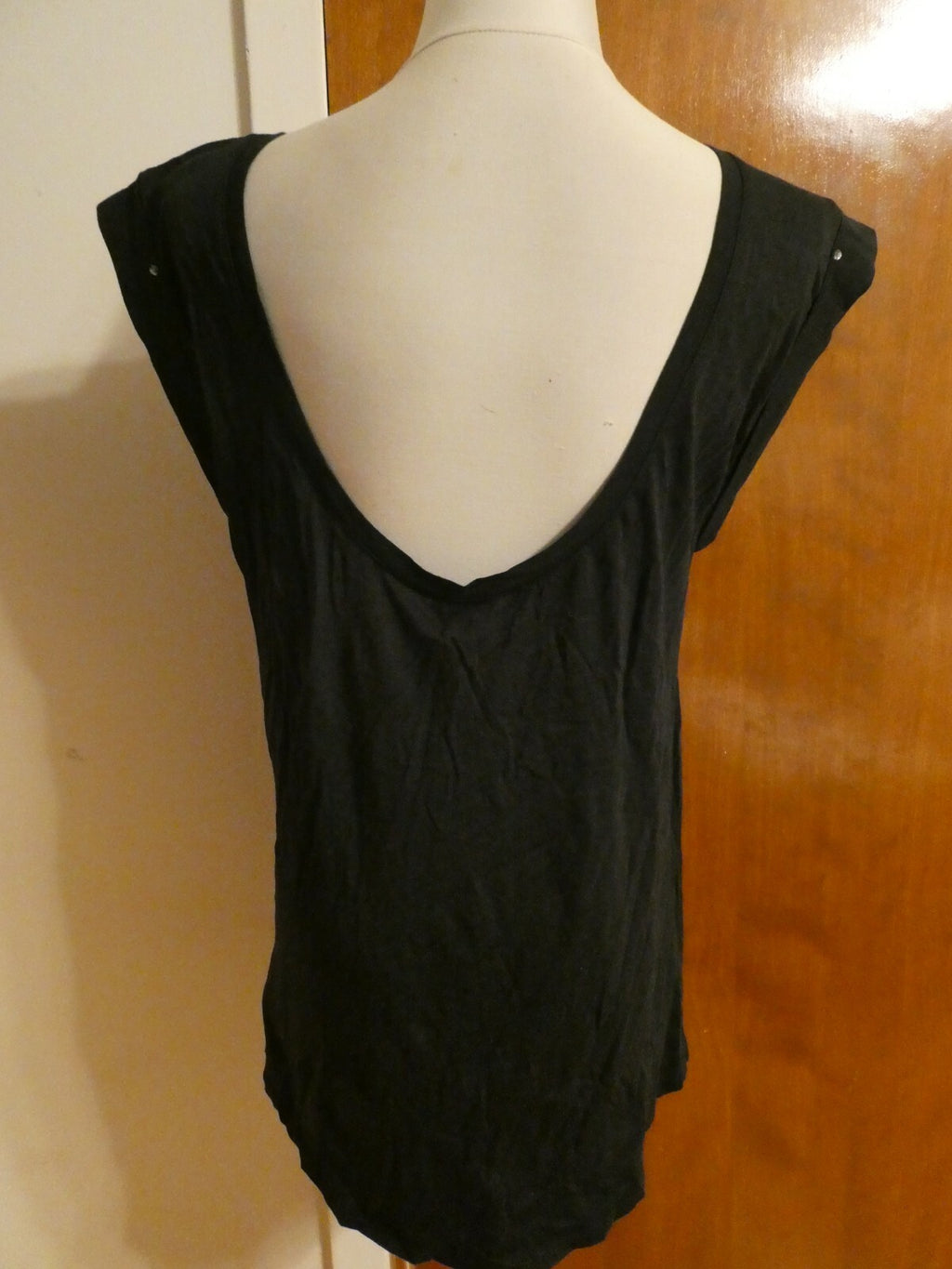 Juicy Couture Women's Black Detailed Top Large 