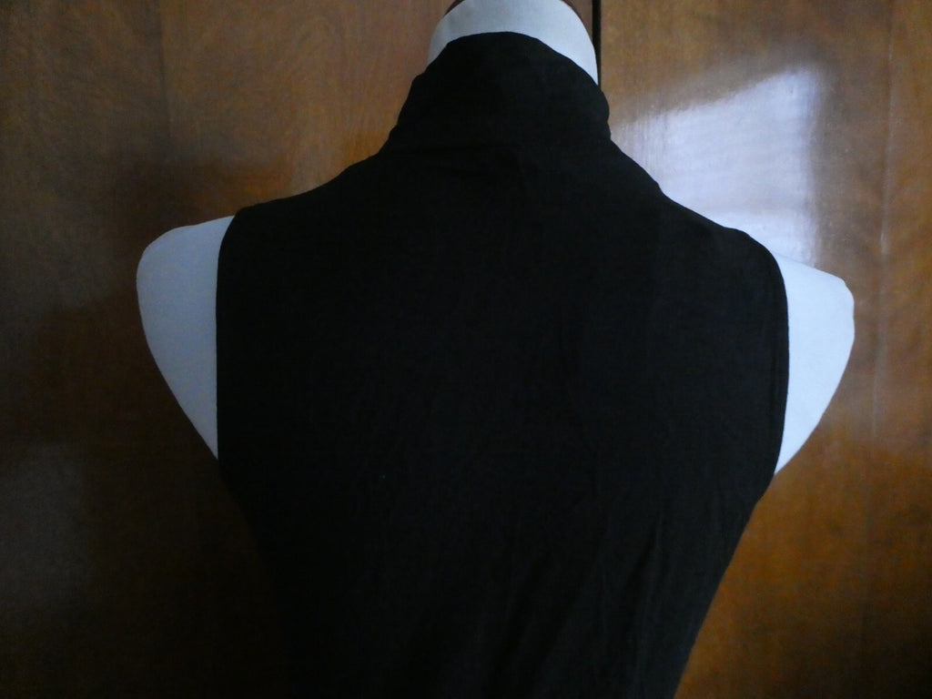 Anthropologie little black bodysuit women's rayon size Large