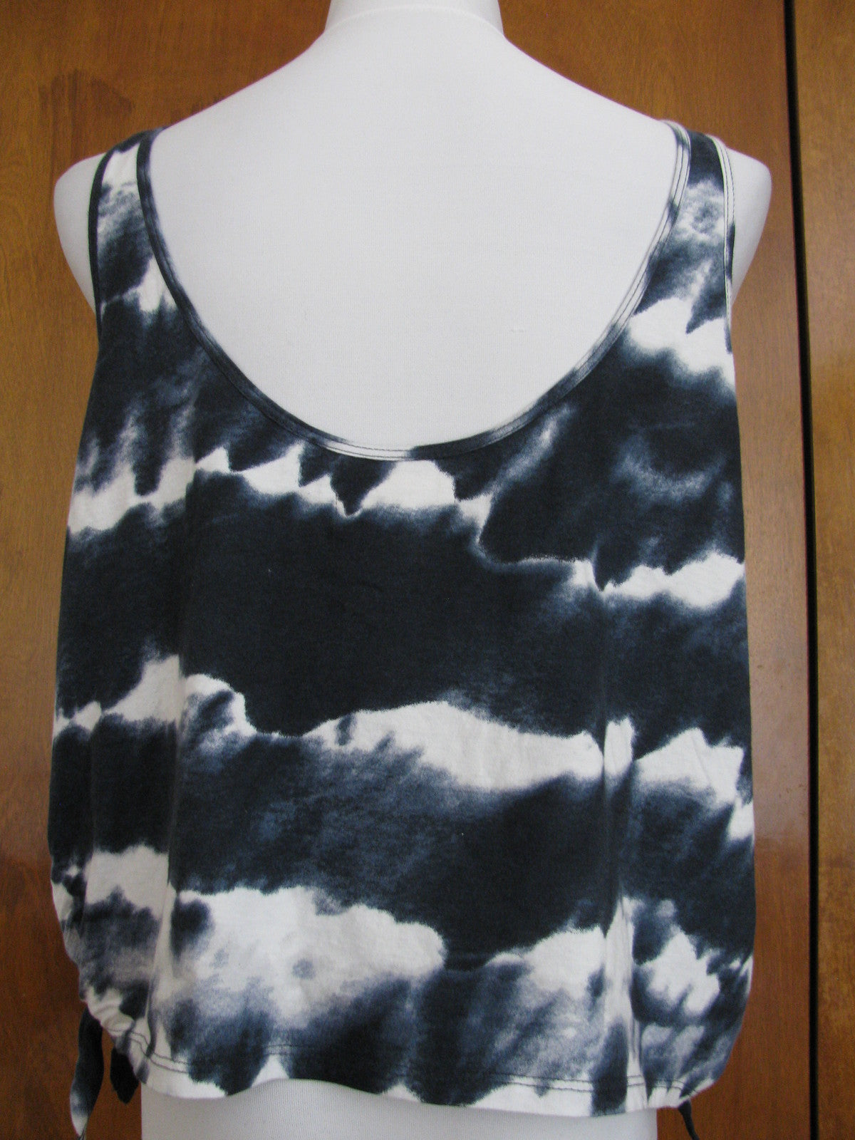 Ralph Lauren Denim & Supply women blue tie's on the Sides T-shirt XLarge 