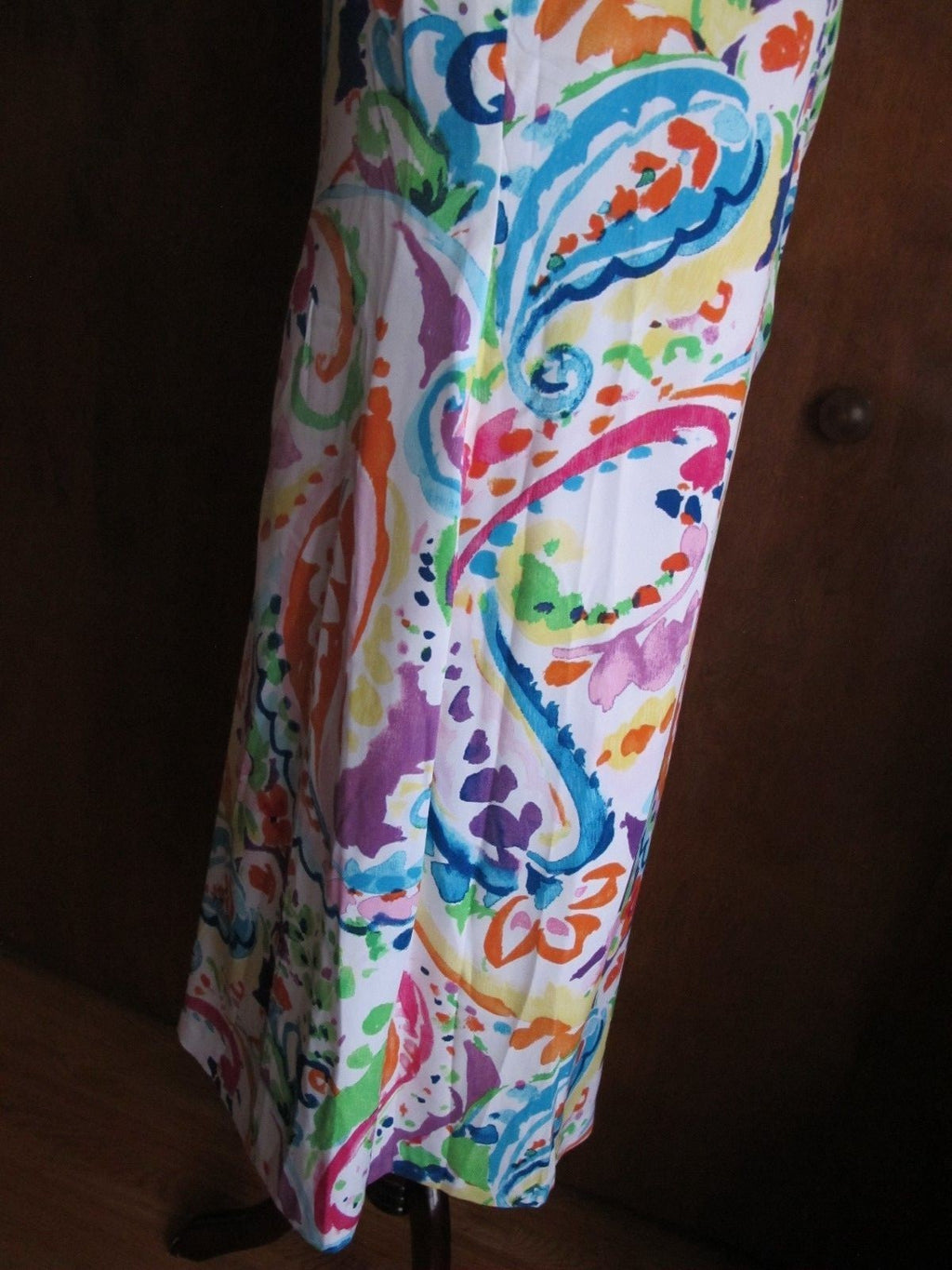 Ralph Lauren Women's Multi Color Lined Faux Wrap Dress New
