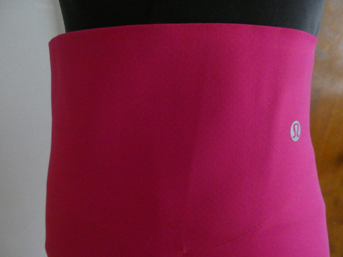Lululemon Glow Up HR Tight 25 Inch Highrise Leggings Pink Passionate Size 14