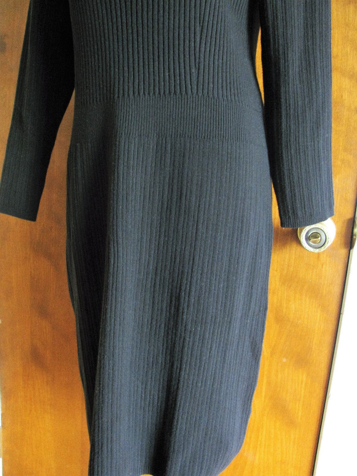 Gap women's Black Cotton Viscose Sweater Dress Xlarge Fits size Large 