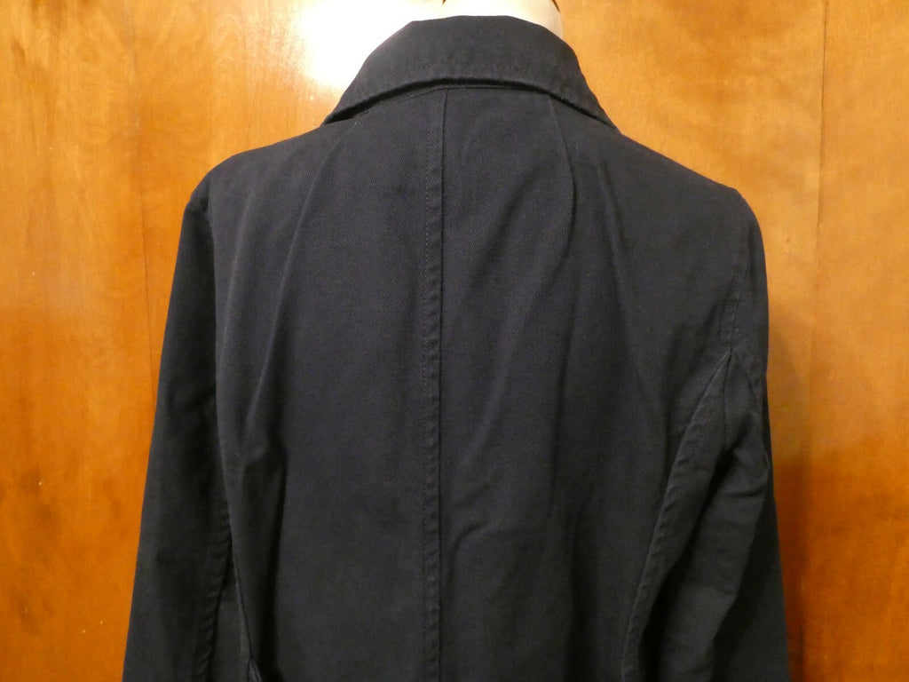 J. Crew Women’s Button Up Cotton Casual Long Blue Jacket/Coat Size 12