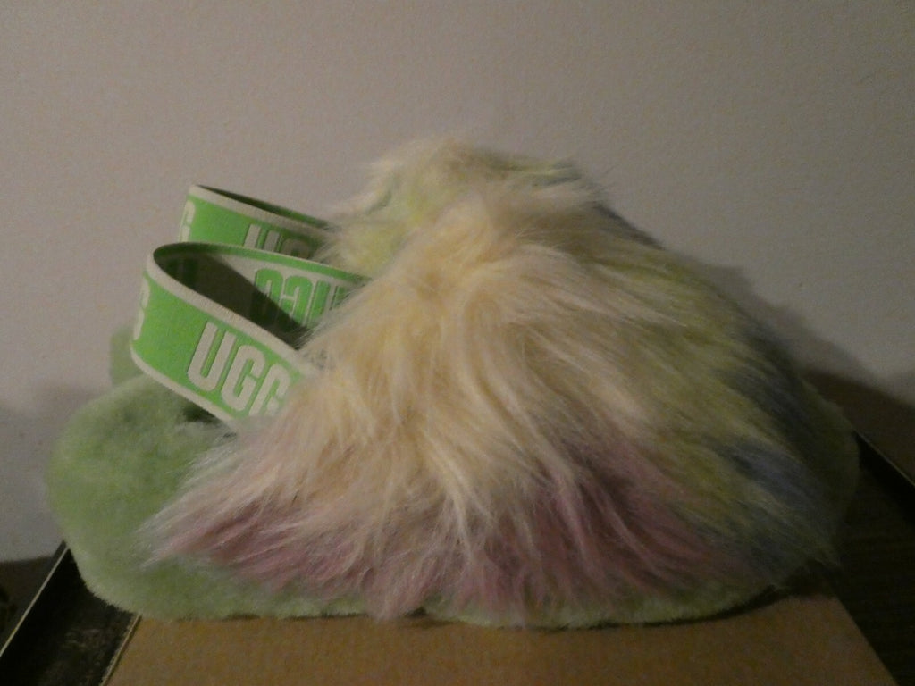 UGG Women's Fluff Yeah Slide Tie Dye Slipper Multicolor US 6, US 7