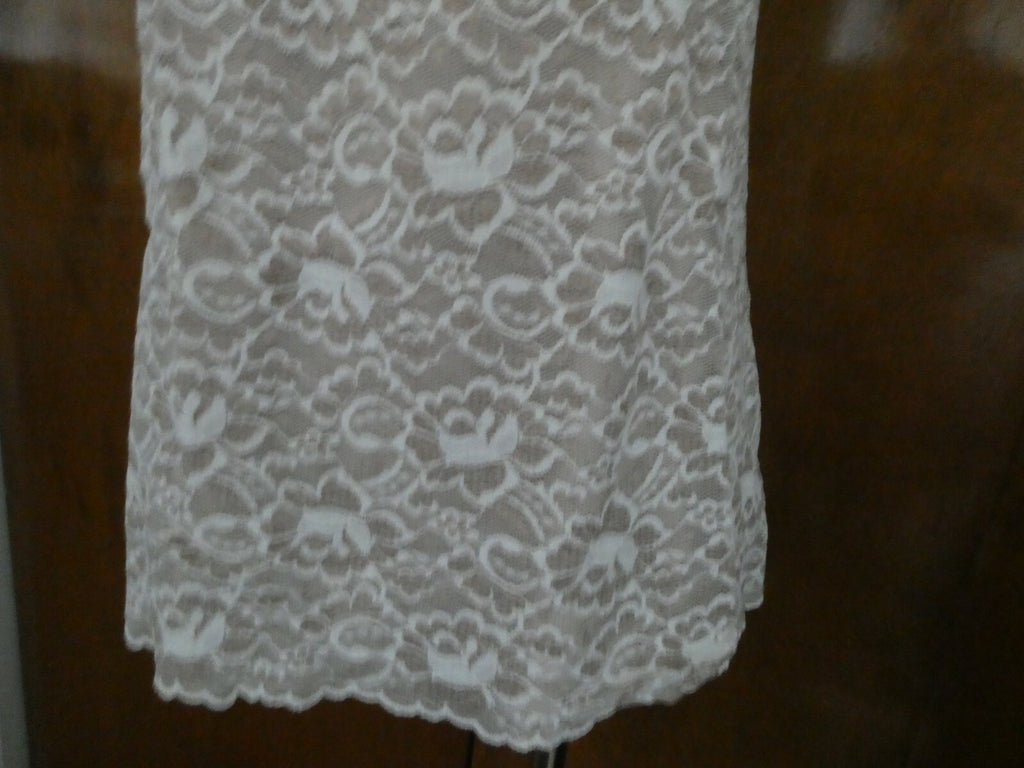 New York & Company Women’s Beige Detailed Tank Top Large