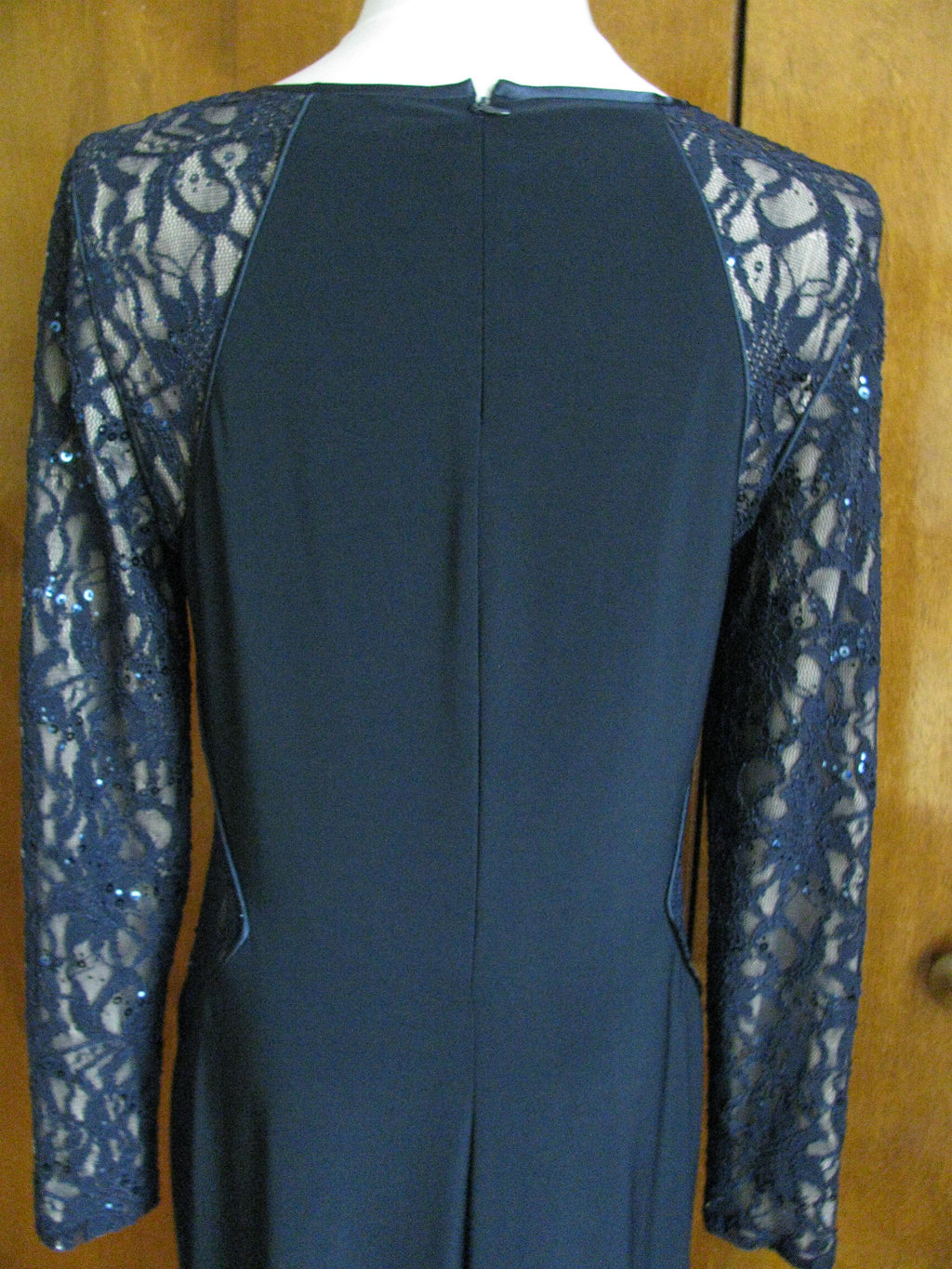 Ralph Lauren women's navy lined evening dress Size 4