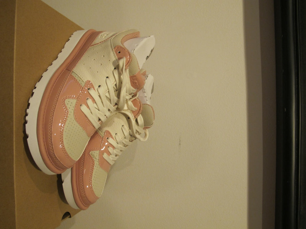 Ugg Australia women's white pink highland heritage sneaker size 7.5 and 8
