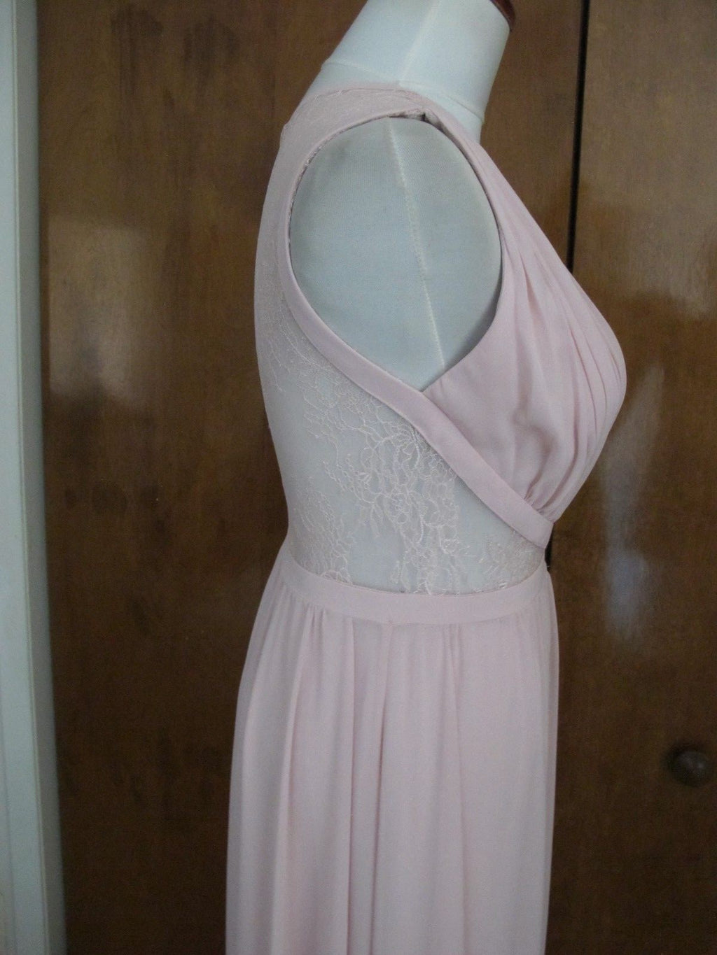 Laundry by Shelli Segal Women’s Pink Detailed One-Shoulder Build in Bra Gown 2 