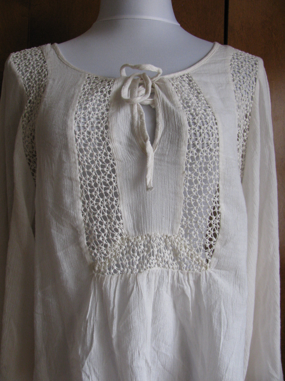 Denim & Supply women’s off white cotton viscose top Small New