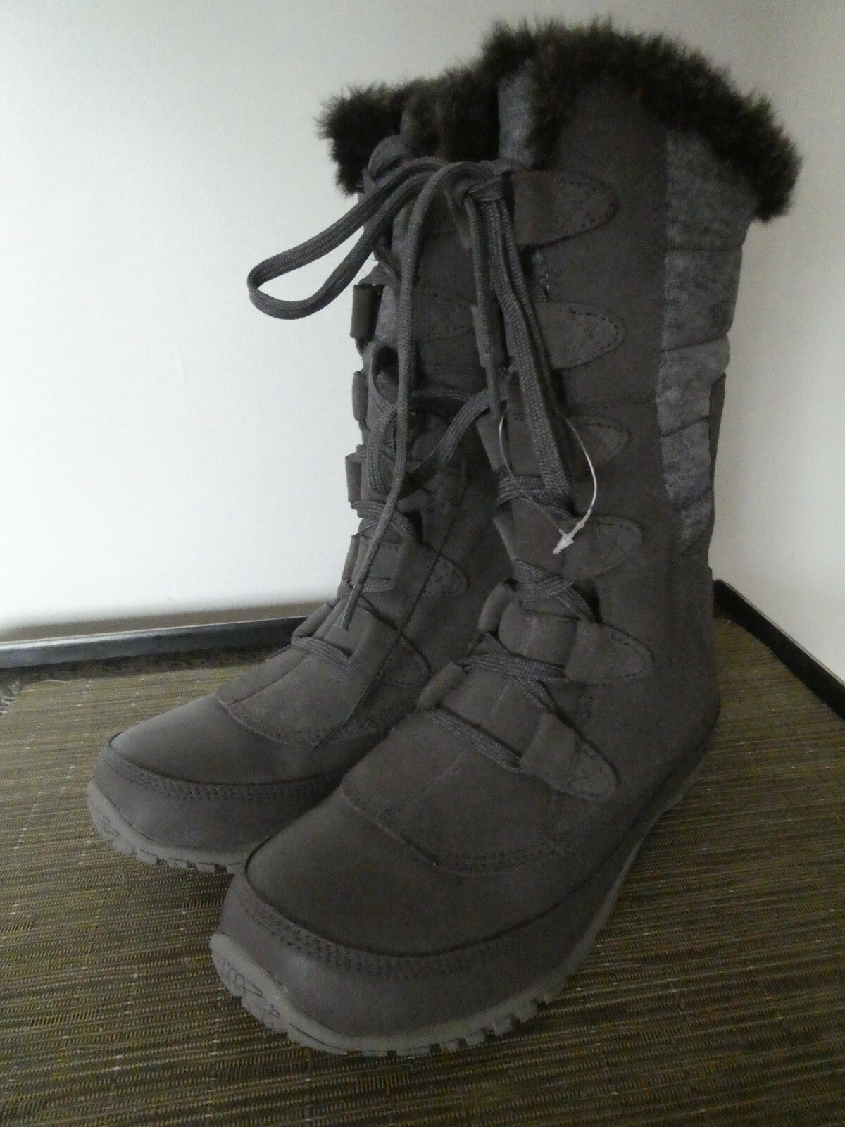 The North Face authentically women's gray waterproof boot  7