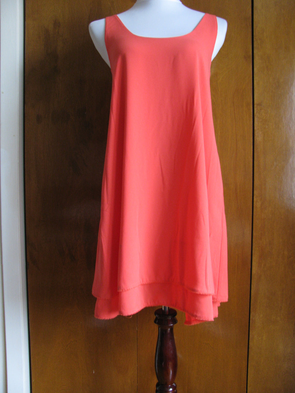 Rachel Rachel Roy women's red lined layer mini summer dress Size Xsmall 