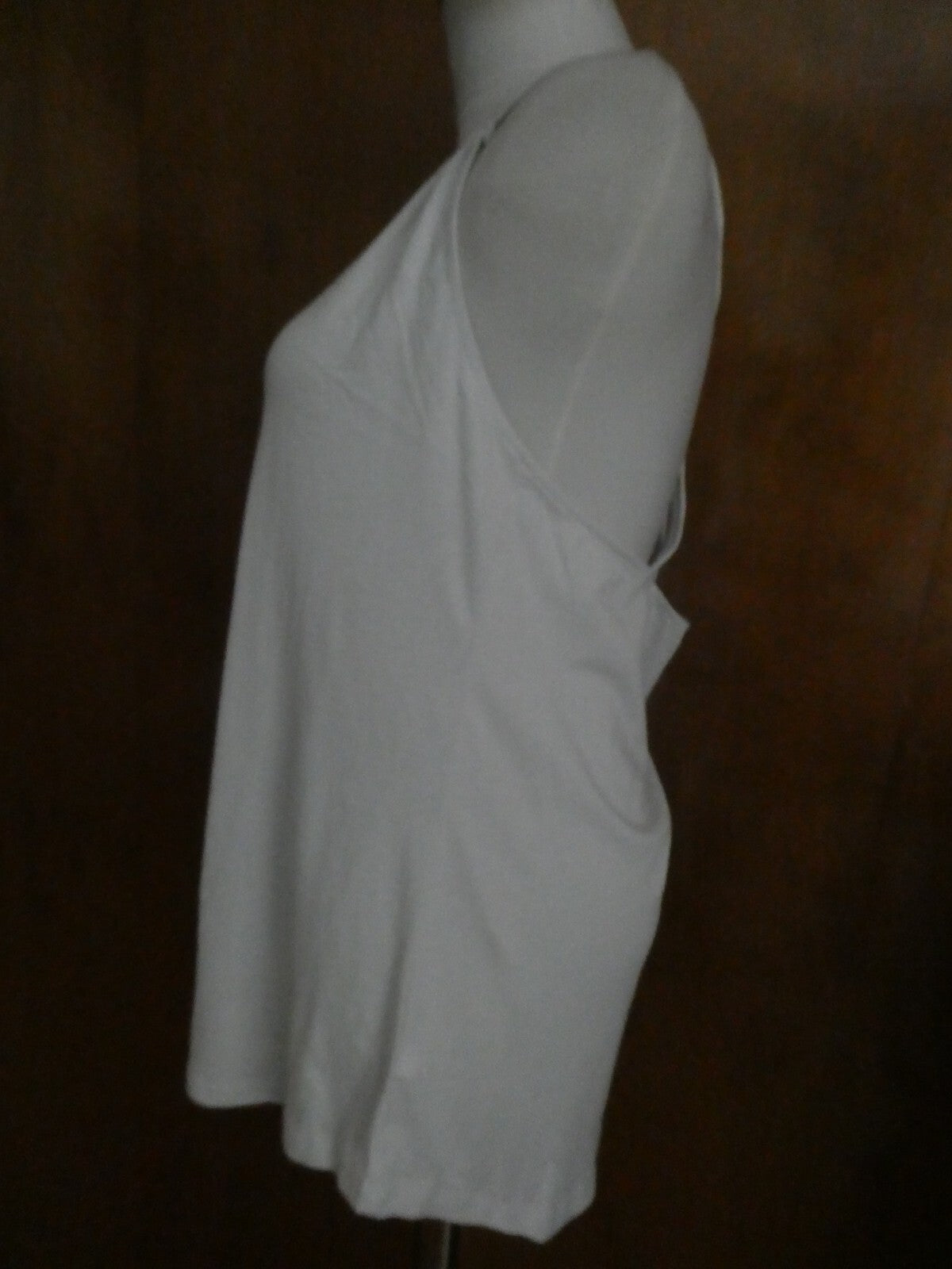 Gap women's light gray detailed top Large 