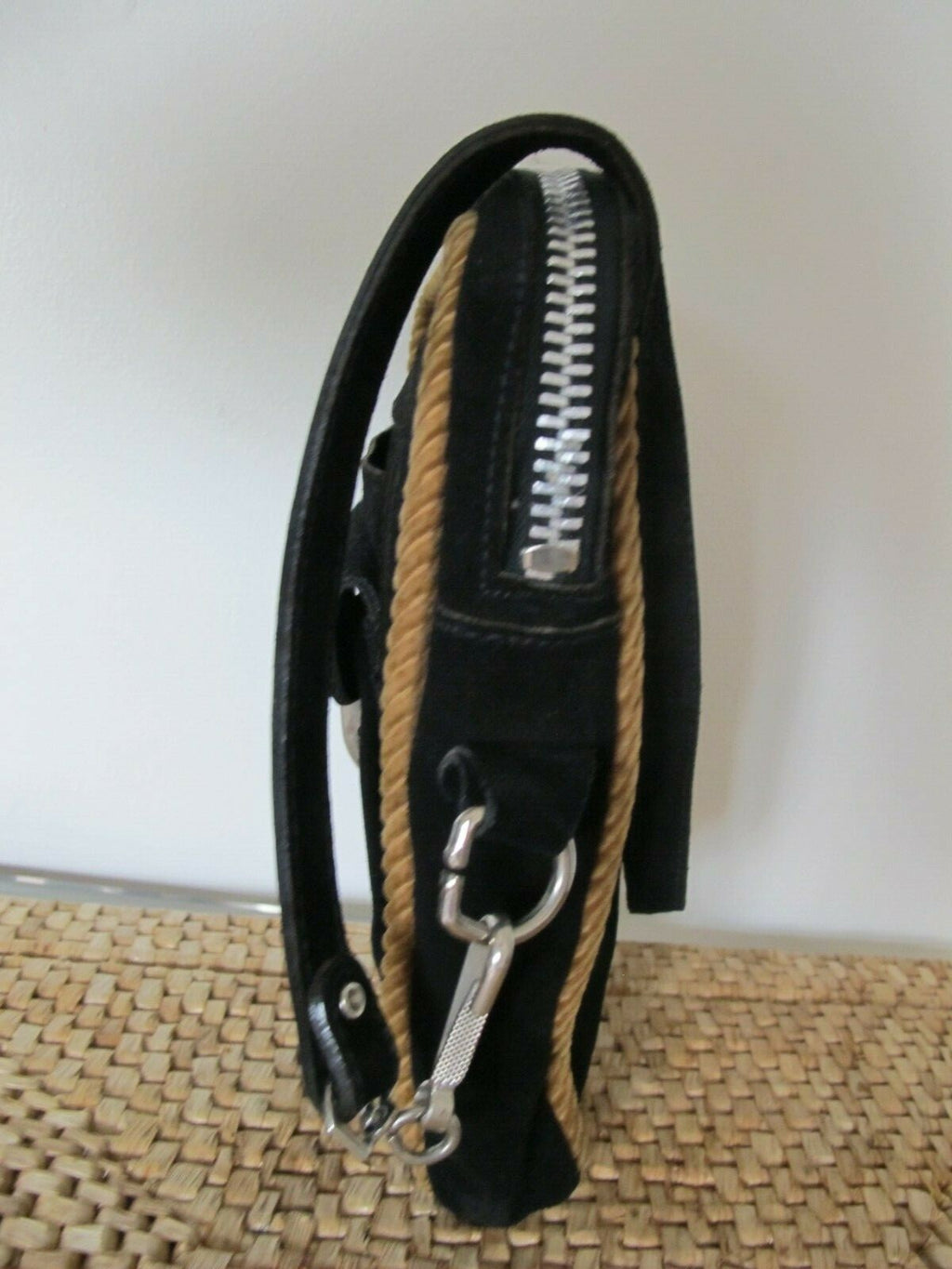 Vintage Women’s Leather Suede Shoulder Bag Bought In Italy