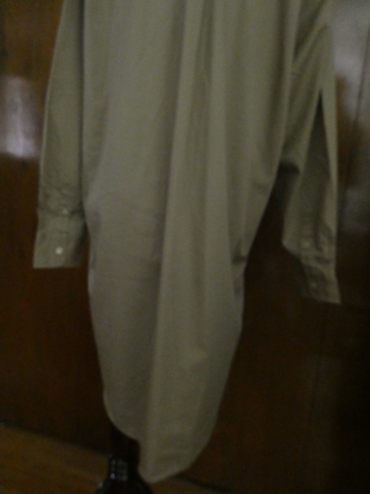 POLO RALPH LAUREN SPORT Women Soft Cotton Ten Long Sleeve Shirt Dress Size 10  