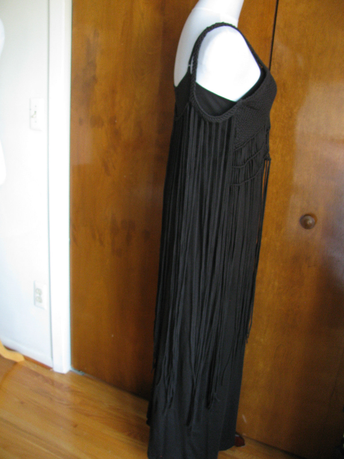Denim & Supply women's black crafted cotton dress New