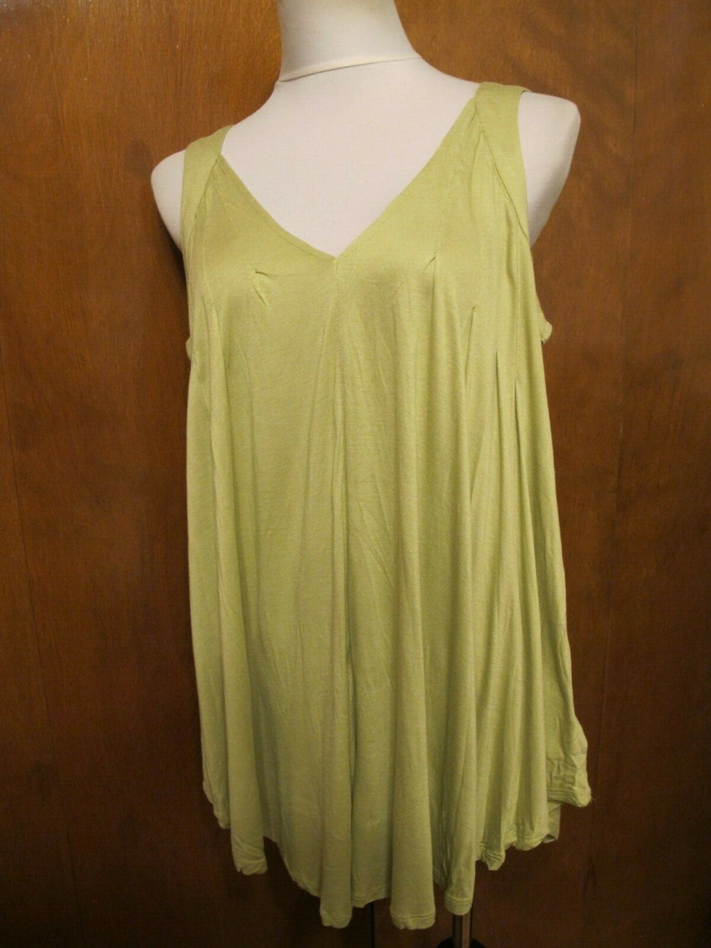 Anthropologie Meadow Rue Women's Lim/Vert Rayon Top Medium