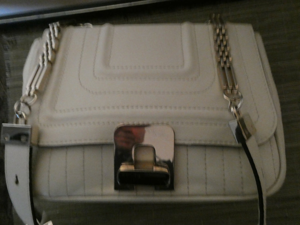 Reiss Almond Chain Strap Shoulder Crossbody Purse Leather Handbag Tote 