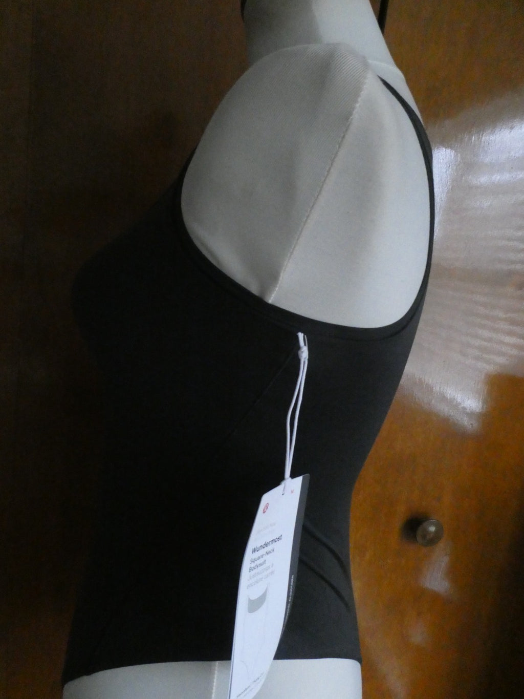 Lululemon Bodysuit Wundermost Nulu Soft Sleeveless Black Size Small, Medium