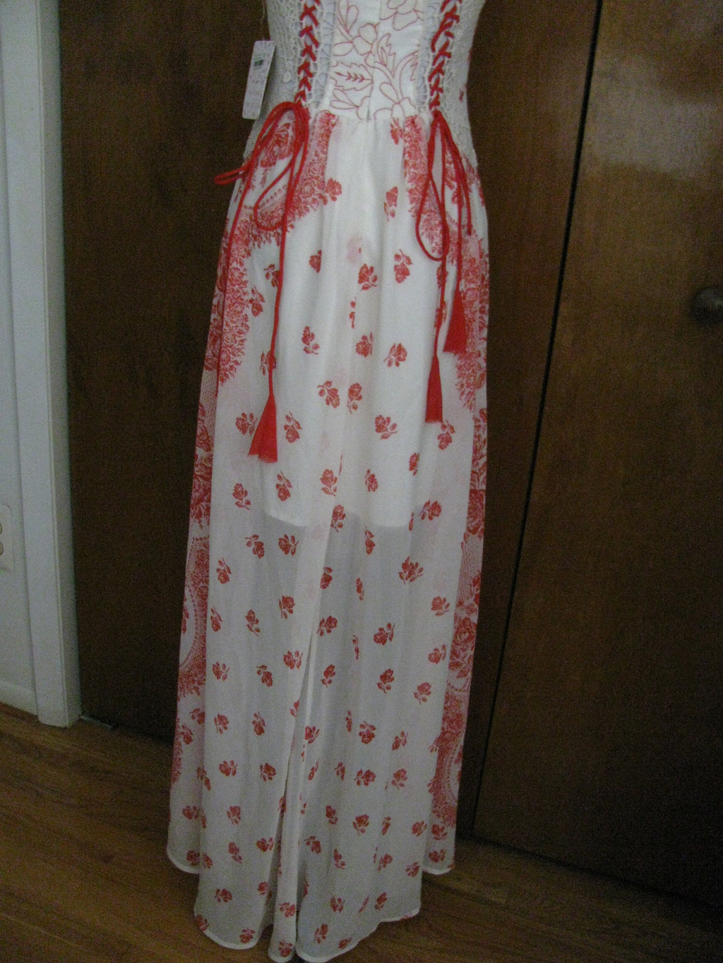 Free People women’s magnolia gorgeous lined maxi dress size 2 New