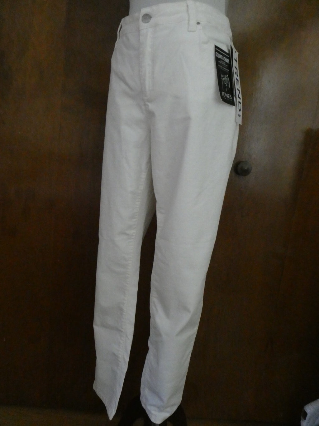 Lauren Ralph Lauren Women’s Winter Cream Slim Straight Leg Mid-Rise Pants 14
