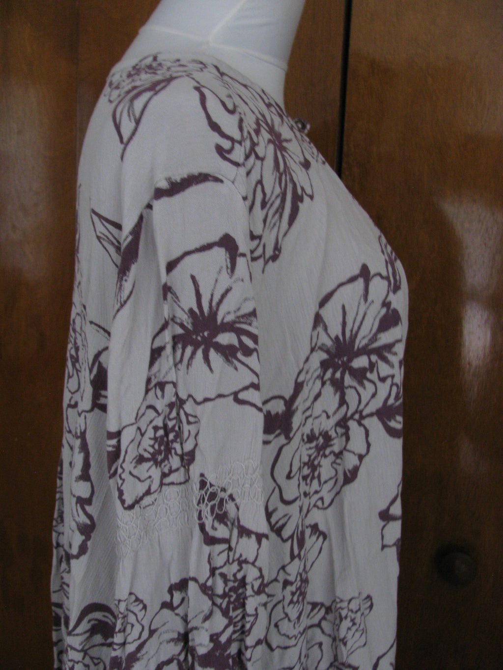 Free People women's cloud combo tunic top rayon size Large 