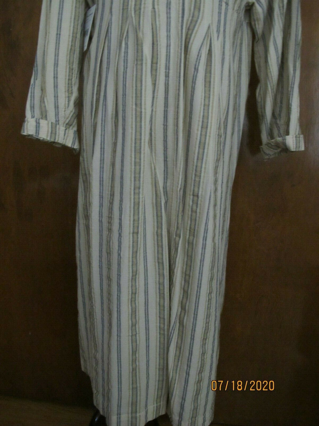 Free People Women's Sweet Melody Stripe Trench Coat Duster Xsmall (fits medium)