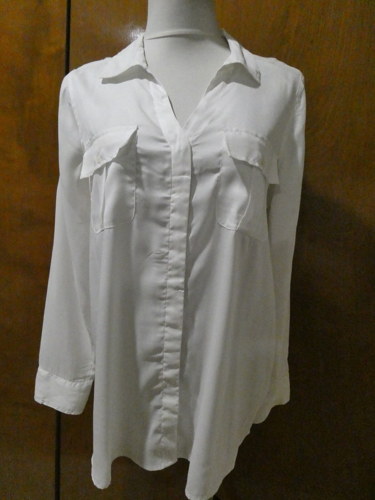 Calvin Klein Jeans women’s white stylish soft tunic top size Medium
