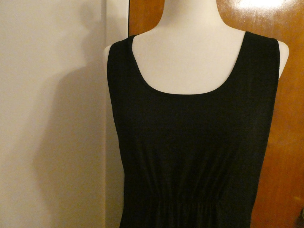 Chico's Black Sleeveless Dress Size 2 / US 12 L 92% Polyester 8% Spandex