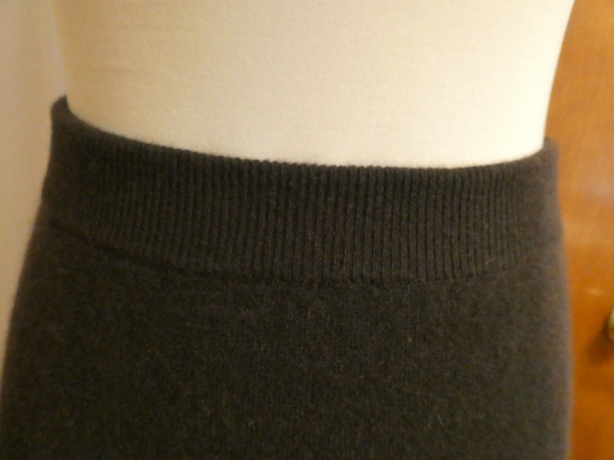 Bloomingdale's Exclusive 100% Cashmere Dark Brown Midi Skirt Sz XS S M L XL NWT