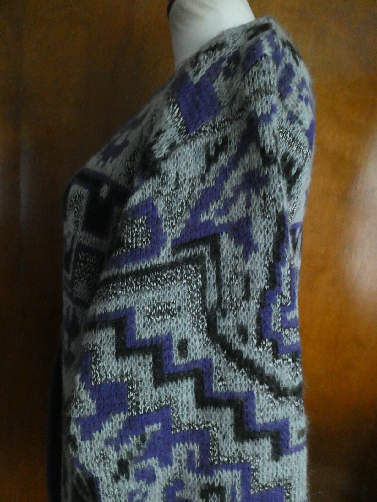 Vintage Wool Blend Sweater/Cardigan Ladies Fashion S.K.V.J. Medium