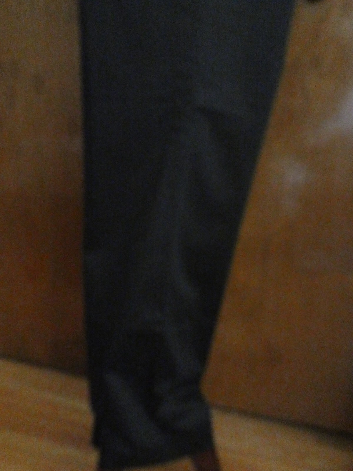 Jones New York Signature women's cotton black pants wide leg at bottom size 12