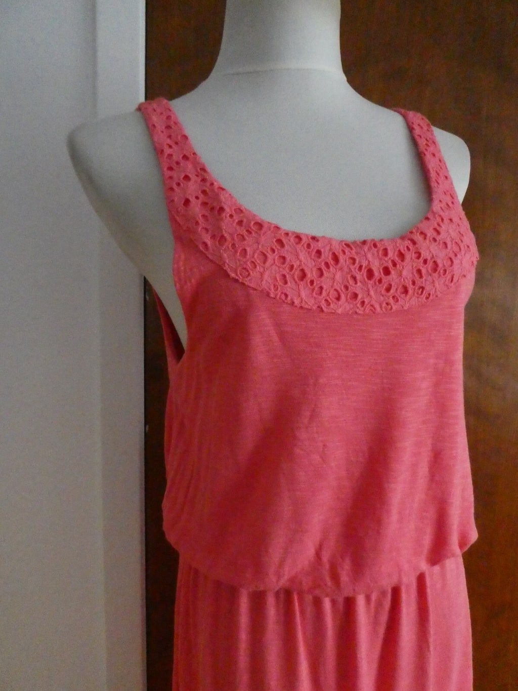Calvin Klein Jeans women's viscose coral summer dress size medium