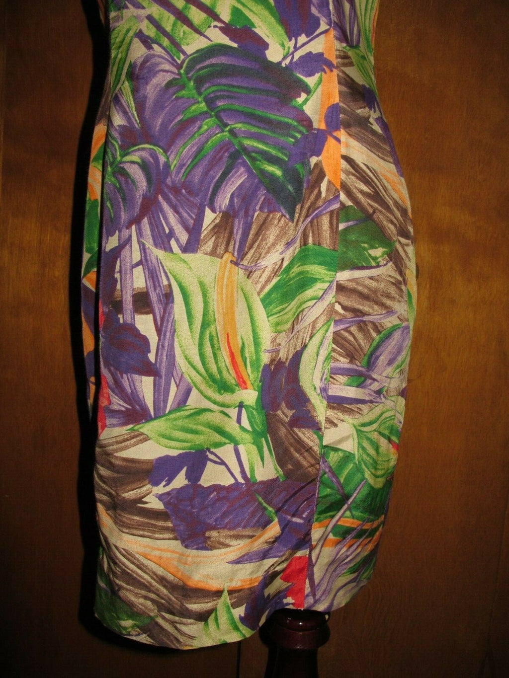 Women's multicolor rayon dress size 10 from Italy