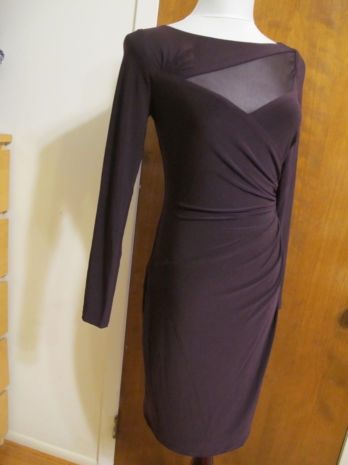 Lauren Ralph Lauren women’s raisin evening dress 4 