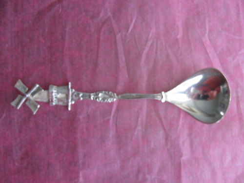 Wonderful Antique Silfor Silver 800 Ornate Tea Spoon