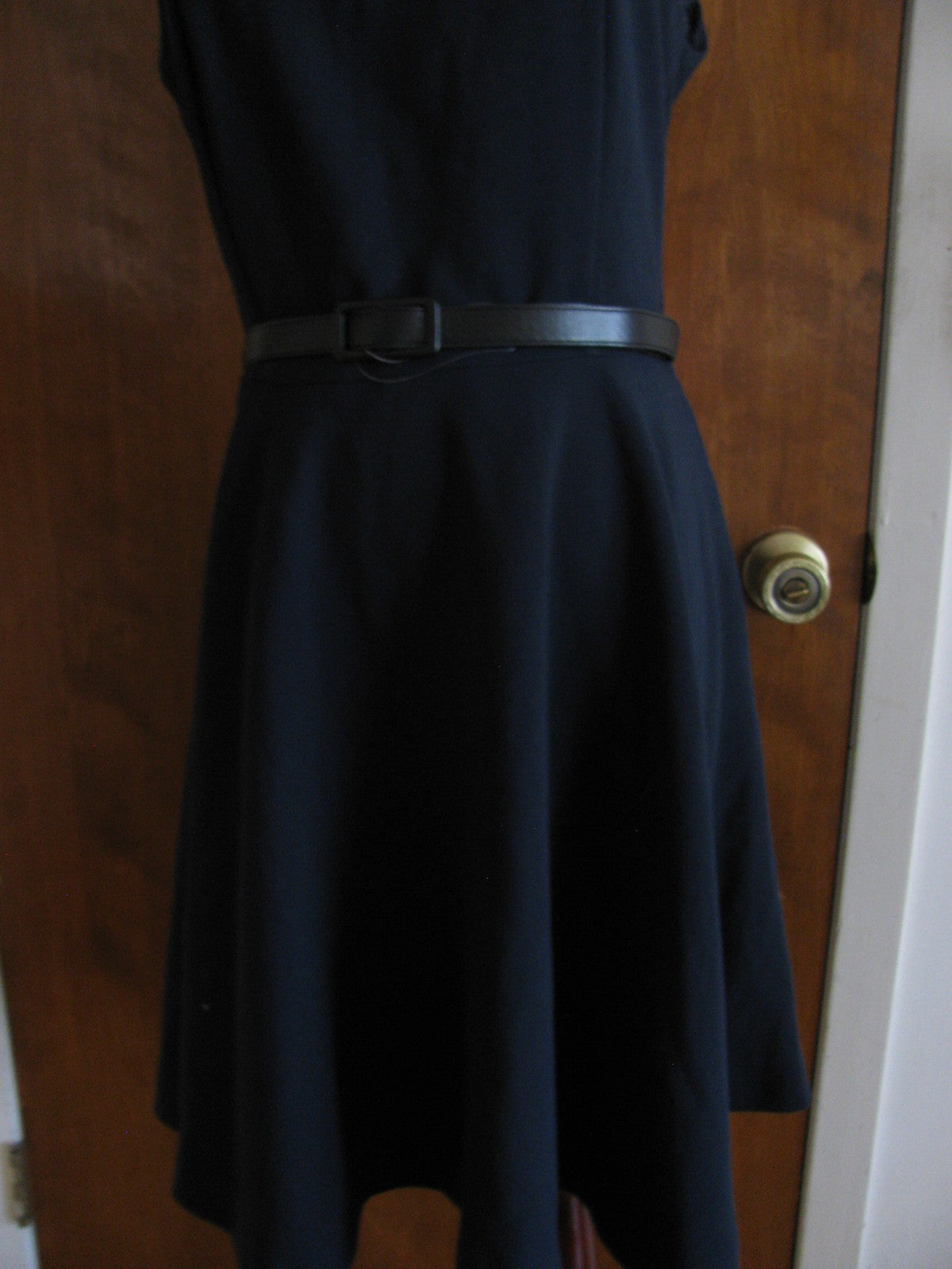 Armani Exchange women’s lined A-Line navy evening dress size 12  NWT
