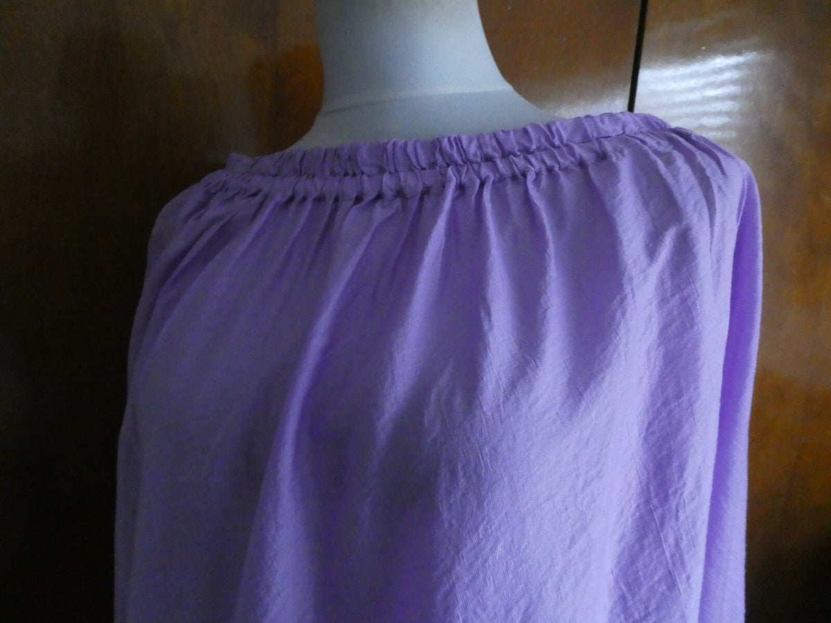 Anthropologie Maeve Women’s Lilac/Lila Shoulder Top Blouse Size Large