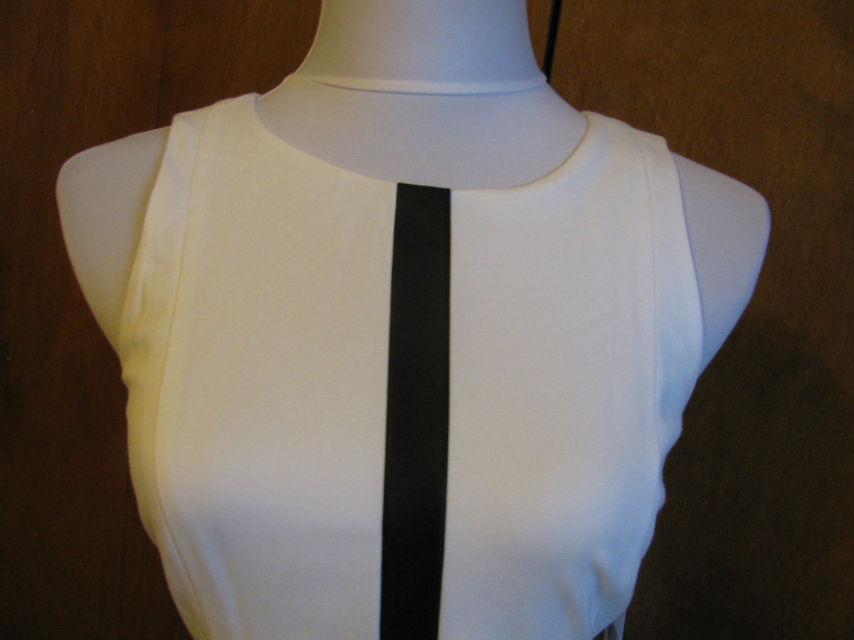 Ralph Lauren women's lined off white detailed dress New