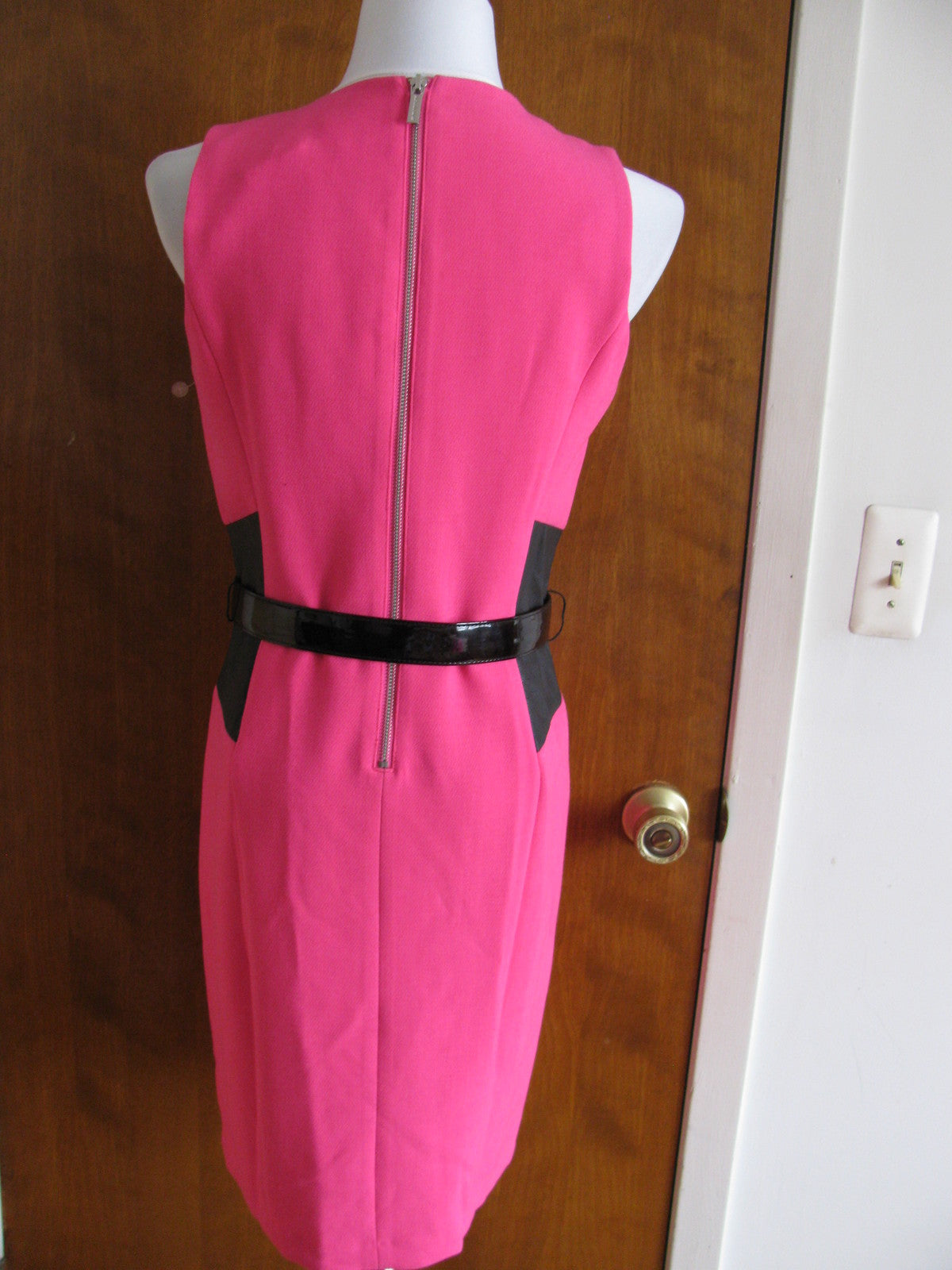 Michael Kors Women’s Neon Pink Black Dress 10