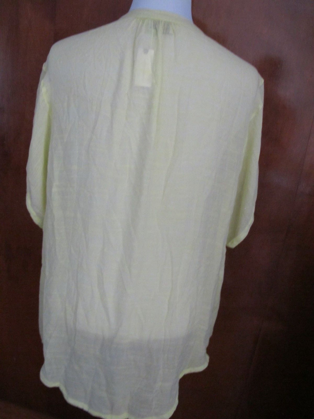 Anthropologie SaturdaySunday womens chartreuse Kendra oversized tunic small NWT