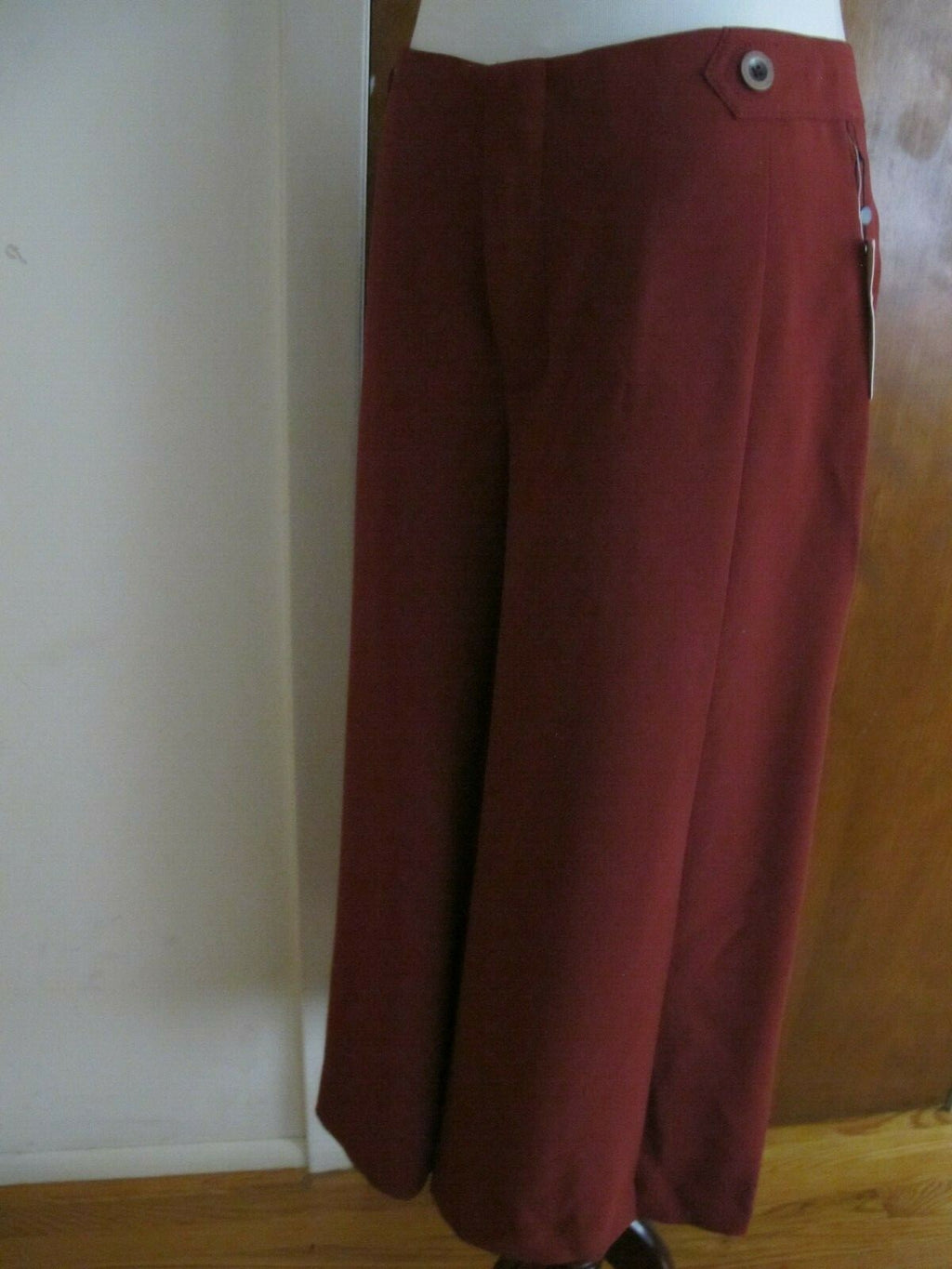 Anthropologie the Essential Culotte Rust Skirt Pant Wide Legs Pants  Size 2
