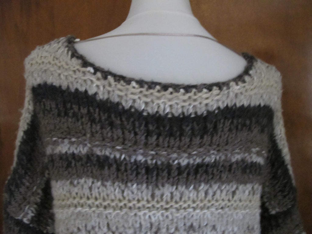 Free People women's gray brown soft sweater size small NWT