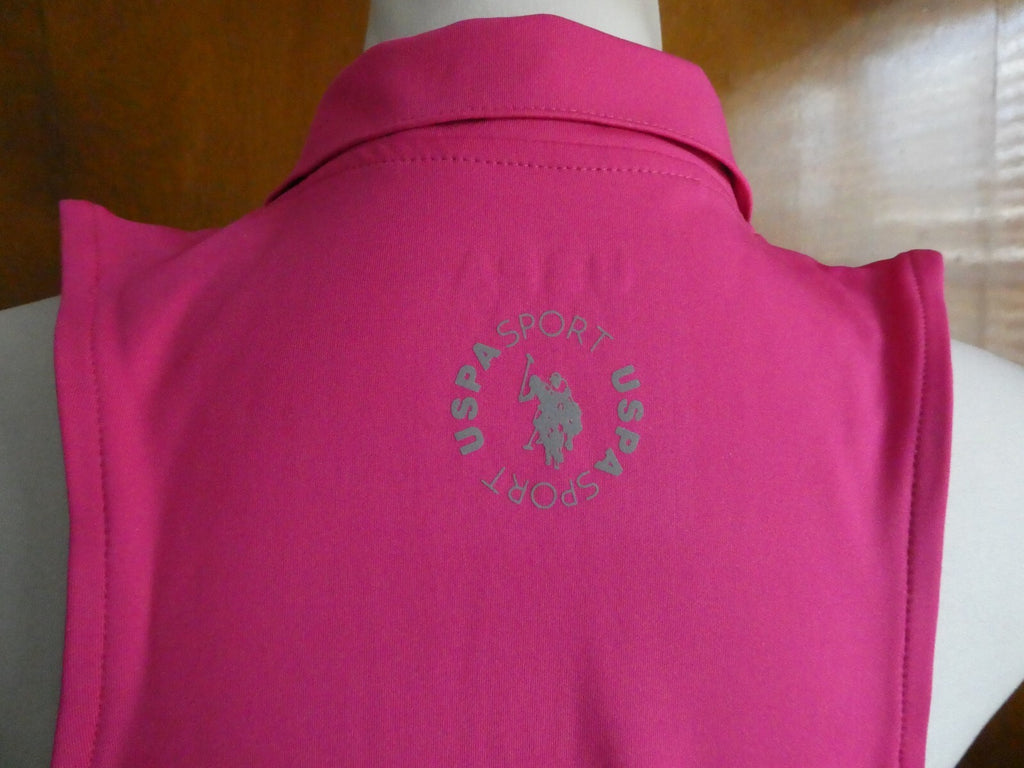 US POLO ASSN Women’s Pink USPA Sport Athletic Workout Dress Size Xlarge