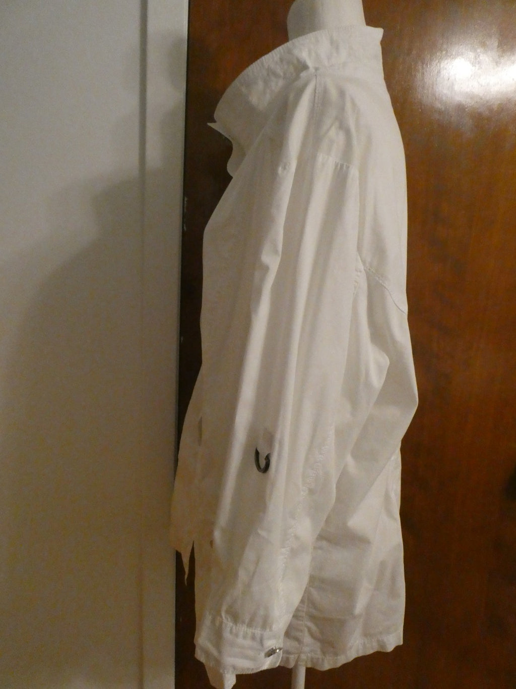 NWT Charter Club Womens Long Sleeves Jacket With Belt White Size 1X
