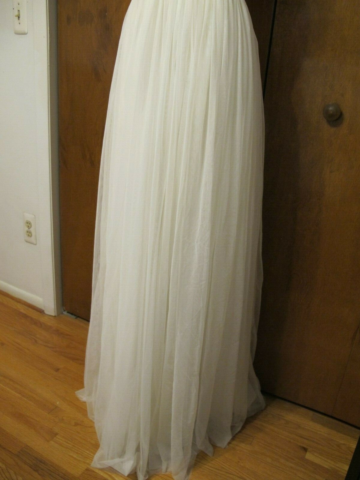 Anthropologie BHLDN Ranna Gill Myra Bridal Tulle Wedding Gown Ivory Dress Size 2