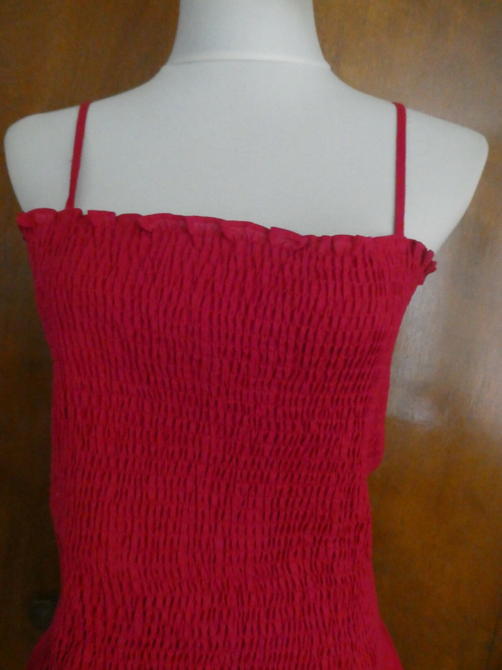 Anthropologie Maeve Women’s Cotton Raspberry Tank Top Size Large