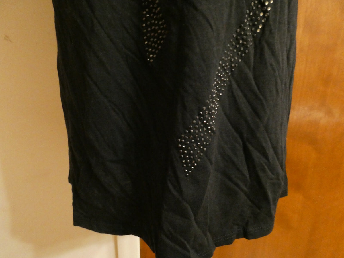 Juicy Couture Women's Black Detailed Top Large 