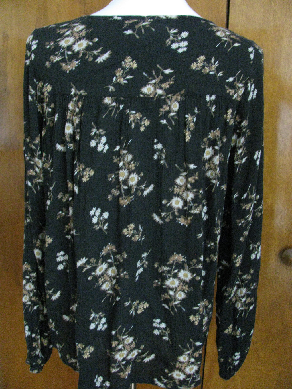 Denim & Supply women's fabric crafted black top New