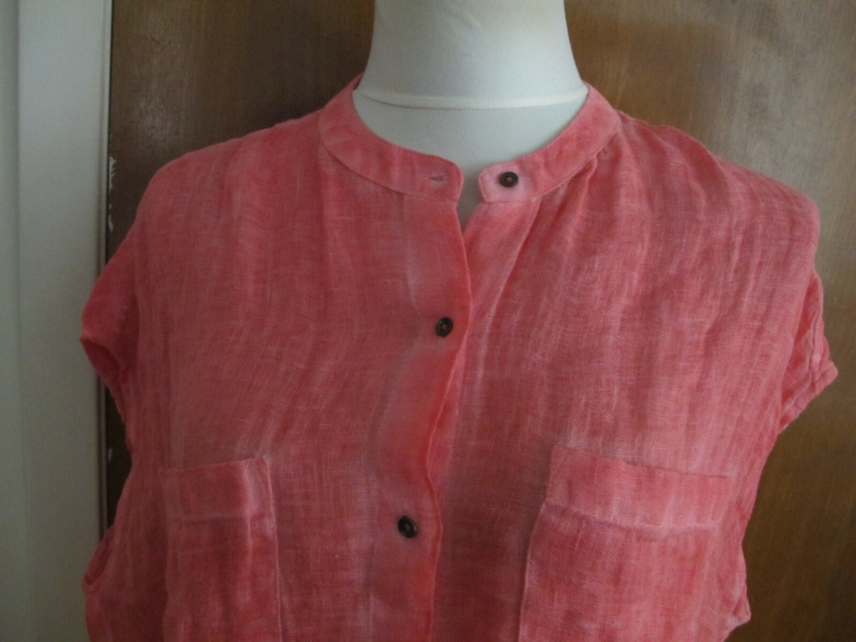 Anthropologie Holding Horses Women's  Red Rouge Tunic Long Top Size Medium