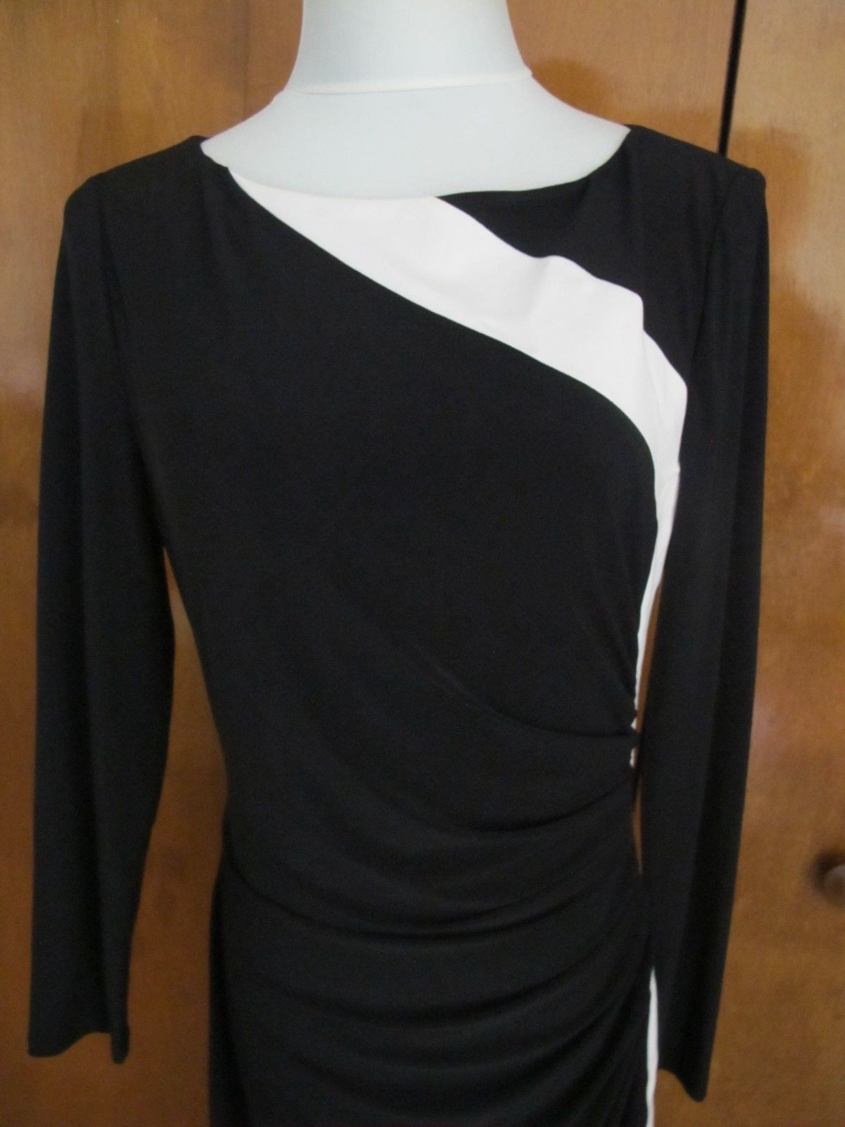 Lauren Ralph Lauren women’s black white NWT dress New